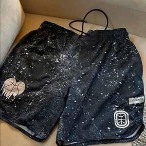 Overtime Legends Black Athletic Shorts for Men